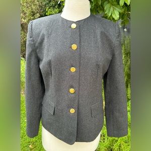 Talbots Collarless Blazer - size 8P
